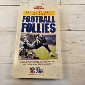 The Very Best of the Football Follies VHS Sports Illustrated NFL Films 1988